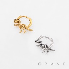T-REX DINOSAUR DINO 316L SURGICAL STEEL EARRING